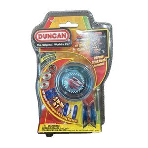 Yo-Yo Duncan Toys Pro Z  Blue/Clear w/ Mod Spacers & Trick Book 3606XP-6